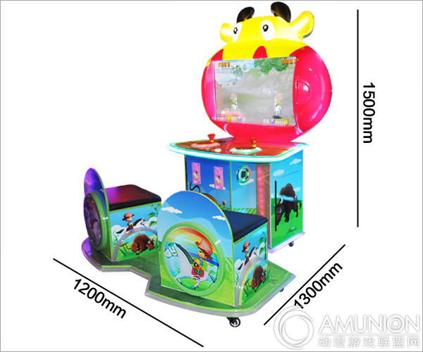 西部牛仔套牛游戏机展示图