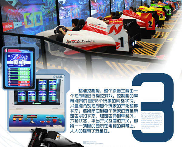 方程式赛车游戏机细节3